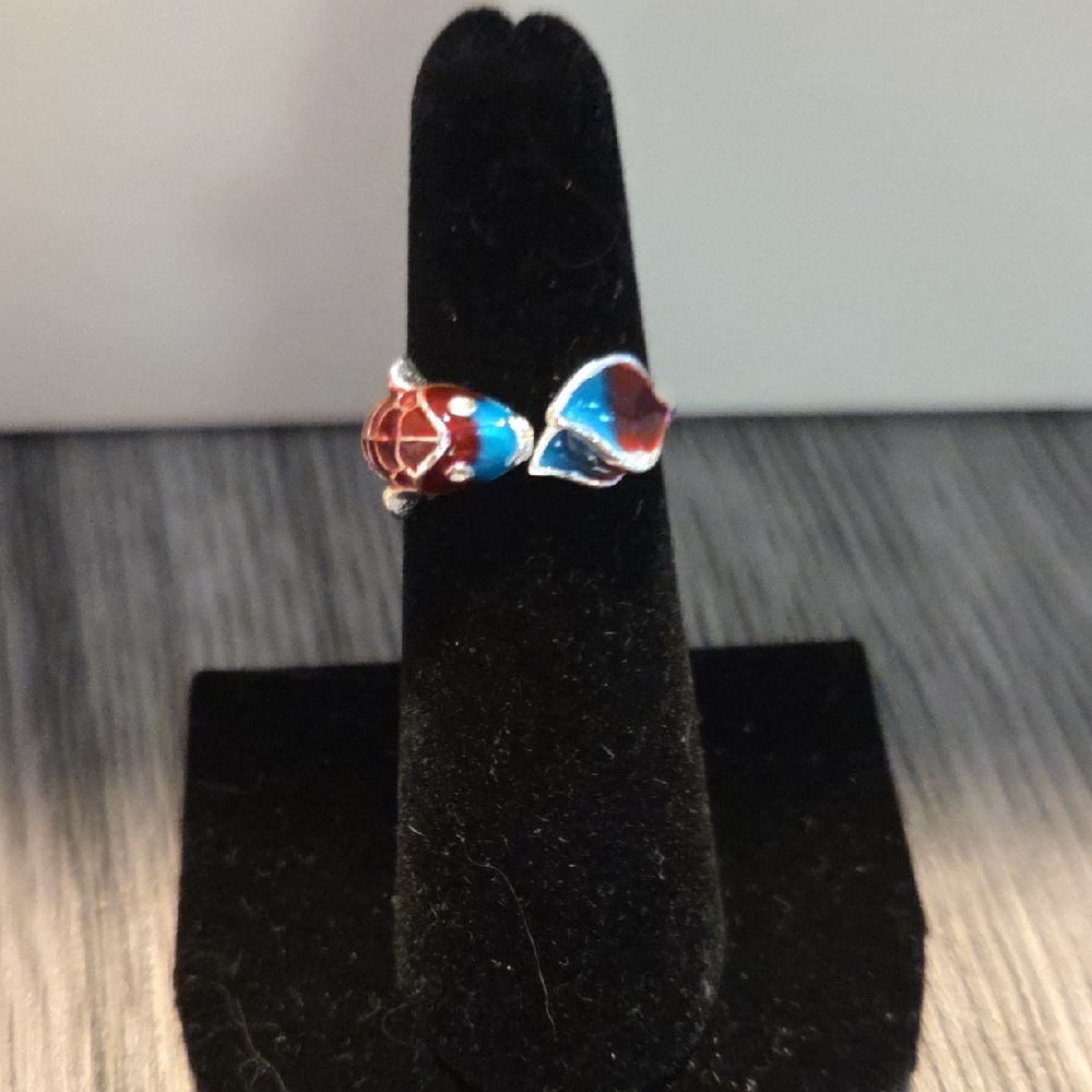Enamel Fish Ring